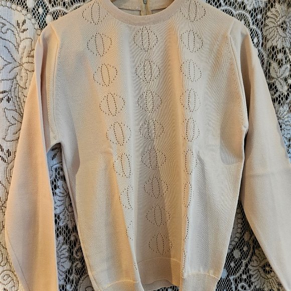 Vintage Crew Neck  Sweater Finely Knit Japan - Picture 3 of 10